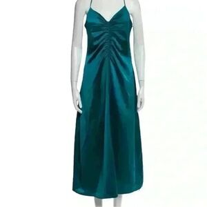 Jason Wu Blue Slip Maxi Dress Spaghetti Strap XL